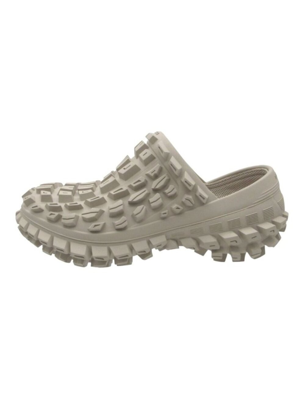 Balenciaga Sandals Bouncer Clog Shoes Light Gray